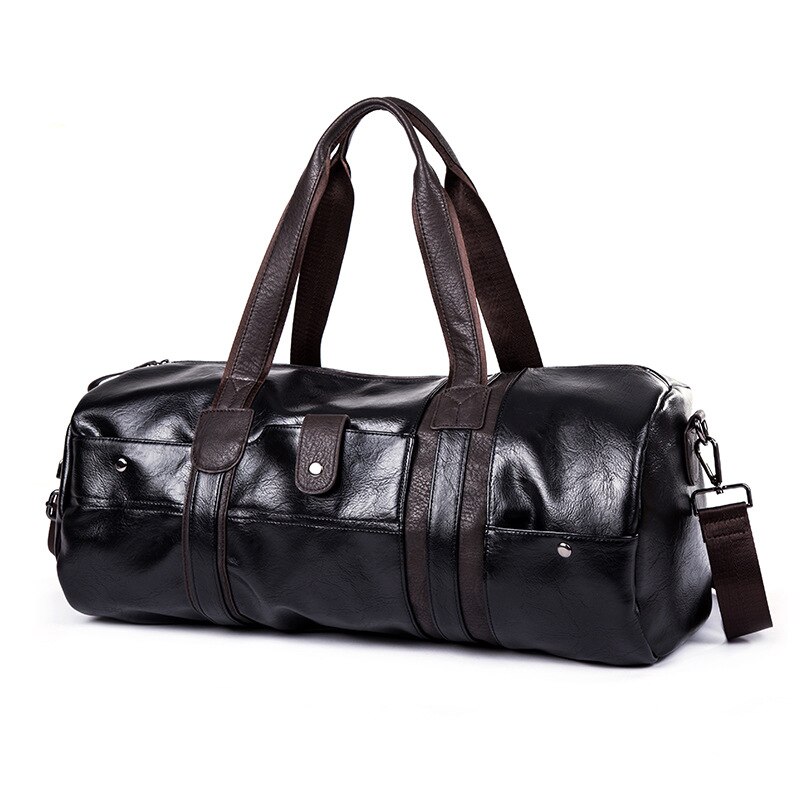 Men's Travel Bags Luggage Waterproof Suitcase Duffel Bag Big Large Capacity Bags Casual High-Capacity PU Leather Handbag: Default Title