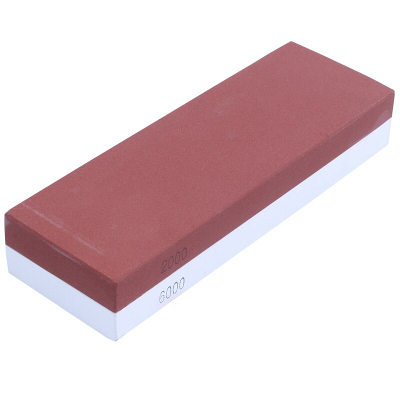 Whetstone 2-IN-1 Sharpening Stone 240/800 Grit Waterstone Knife Sharpener, Rubber Stone Holder Included & 2000/6000 Girt