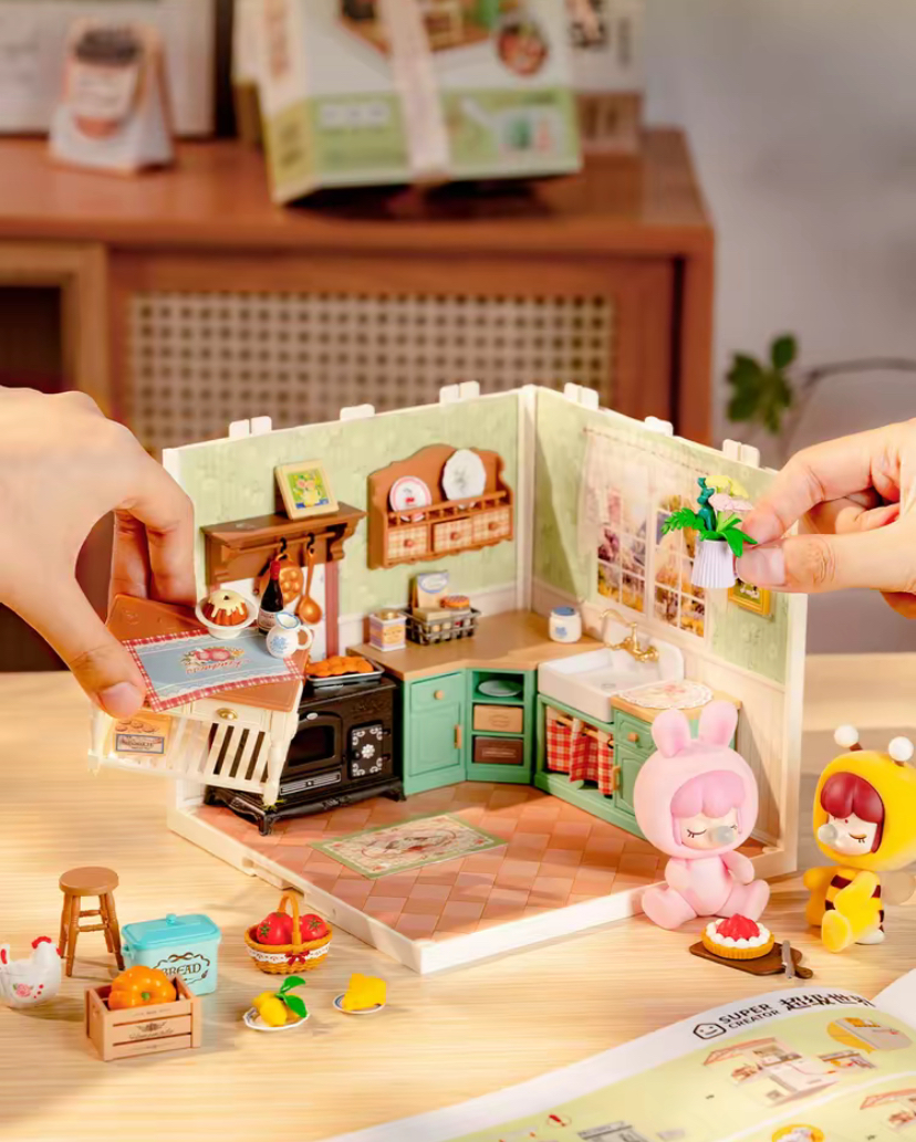 DW023 DW024 DW025 models DIY mould building house kits for Christmas