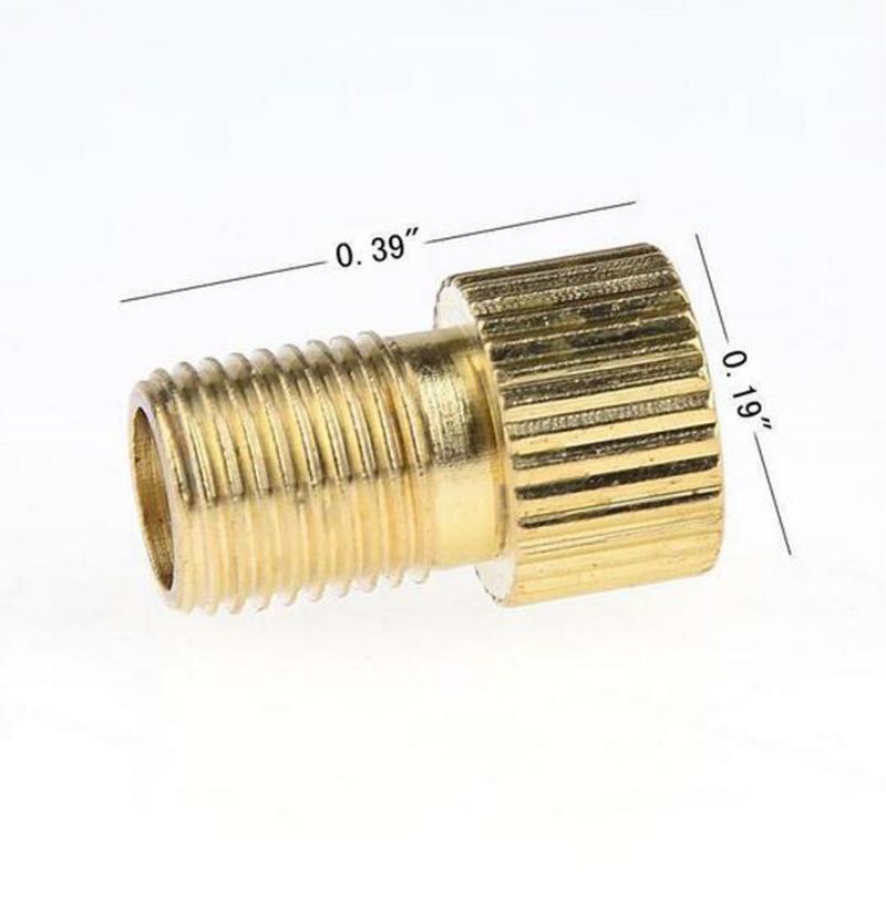 10PCS Valve Adapter Pump Convert Presta To Schrader Copper Valve Adaptor Wheels Gas Nozzle Tube Tool Bike Bicycle Accessories