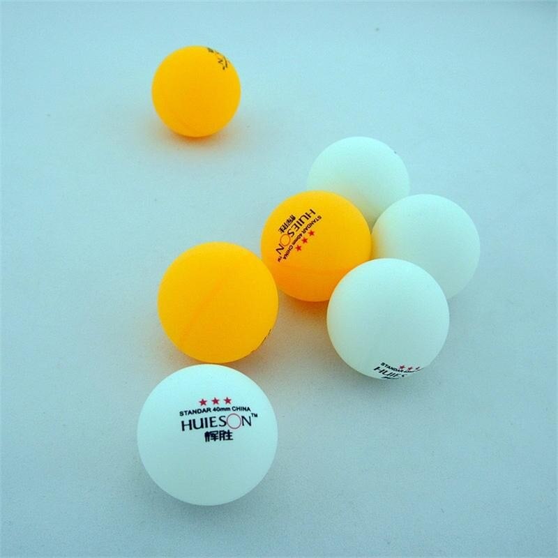 Pelotas de tenis de mesa para Amateur, Pelotas de Ping Pong de nivel de 3 estrellas, 25, 50 y 100 Uds., 40mm, 2,8g, color blanco y naranja, entrenamiento avanzado