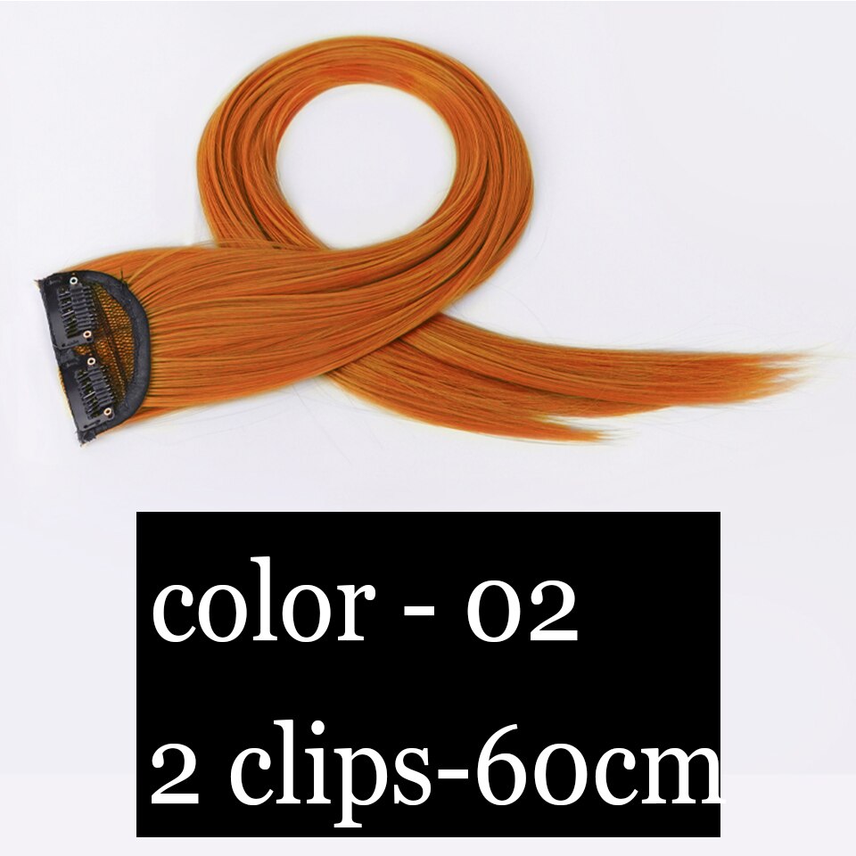extensions cheveux clip naturel rajout cheveux rajout cheveux Pince synthétique en extension de cheveux rose pièces arc-en-ciel pour les femmes extensions couleur colorée extensions de cheveux perruque MUMUPI: 22