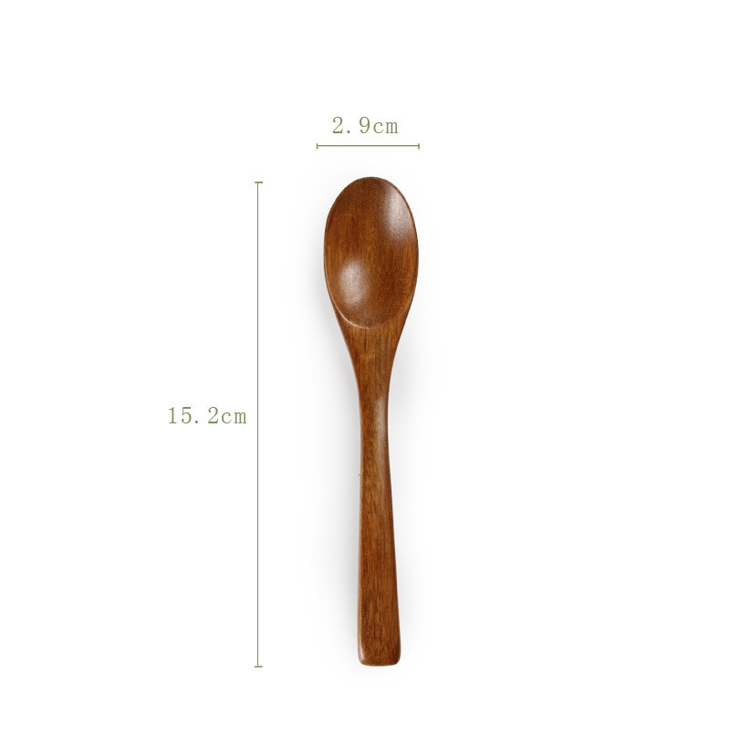 Cuchara de madera de bambú para cocina, utensilio de cocina, cuchara de té, sopa, Catering, cucharas de café para Kicthen Home restaurante