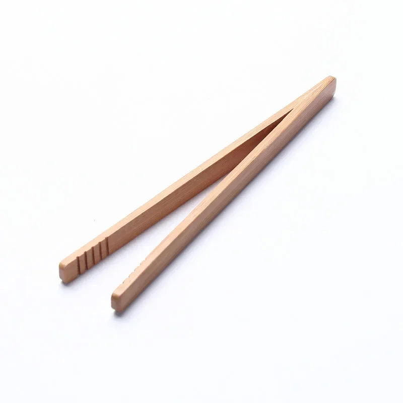 Bamboe Theeklem Duurzame Clip Cup Bamboe Pincet Zes Heren Kung Fu Theeservies Accessoires Theeclips