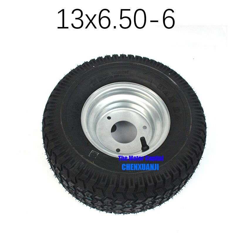 Good Reputation GO KART KARTING ATV UTV Buggy 13X6.50-6 Inch Wheel 13*6.50-6 Tire with Hub