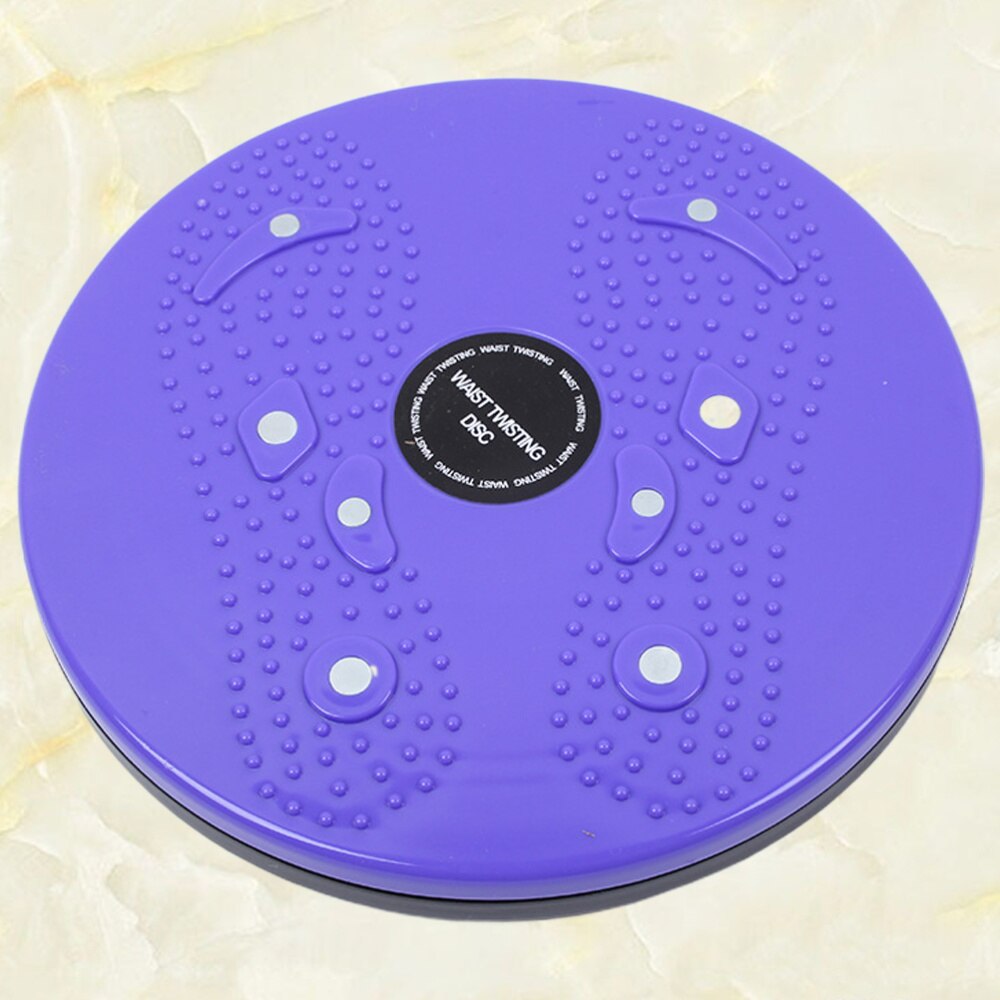 Twist Board Twisting Waist Disc Body Shaping Twisting Waist Machine Small Indoor Exercise Equipment Rotating Board (Blue)