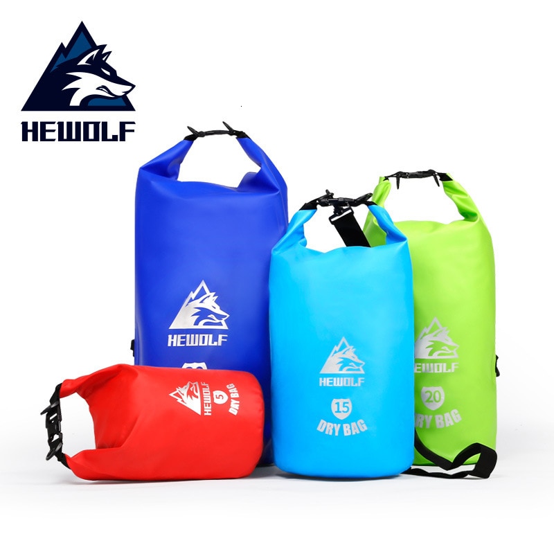 Bolsa impermeable al aire libre Camping buceo compresión natación playa almacenamiento flotante a la deriva portátil impermeable bolsa de cubo PVC