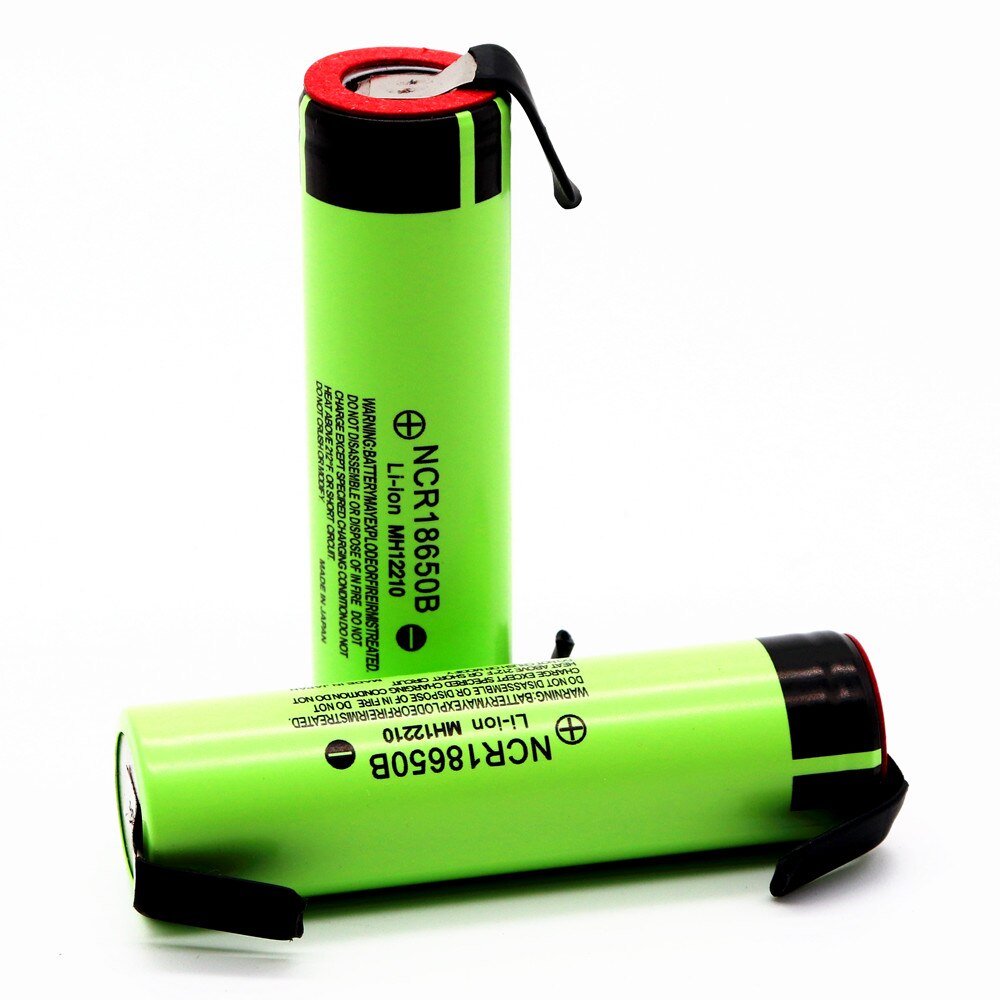 100% Original Nuevo NCR 18650B 18650 Li-ion recargable de la batera de 3400 mAh 3,7V para linterna/or +DIY nquel pieza