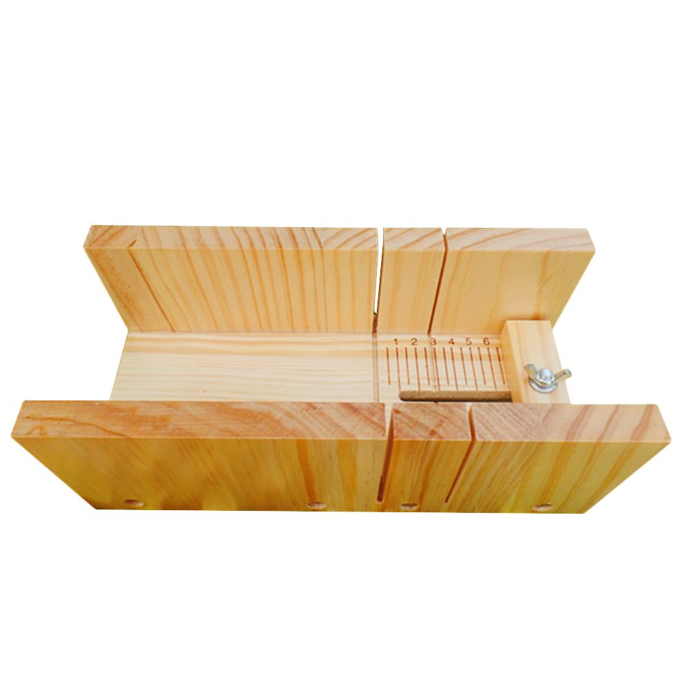 Huishouden Houten Zeep Cutter Doos Grenen Materiaal Balanceren Apparaat Nauwkeurige Draad Snijden Verstelbare Front Board Komen Met Cutter