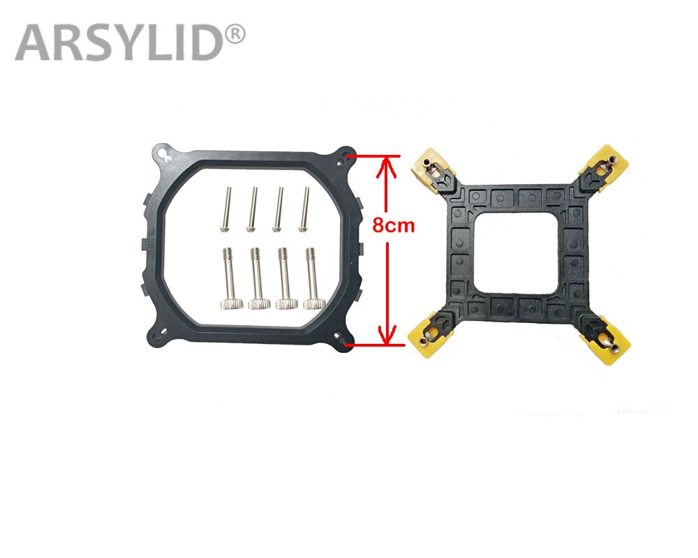 ARSYLID sokcet775 sokcet115x (1151 1150 1155 1156) mounting bracket and Backplane Screw fixed