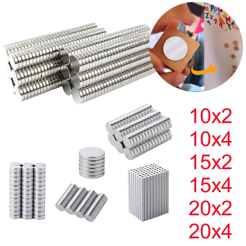 Round Refrigerator Magnet For Fridge, DIY, Projects, Office 6x2 10x2 10x4 15x2 15x4 20x2 20x4