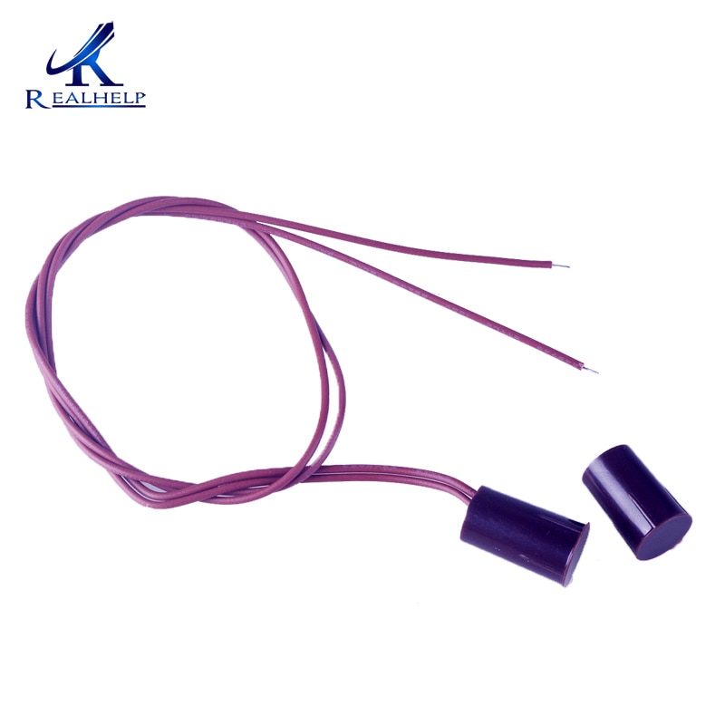 Recessed Magnetic White Window Door Contacts Alarm Security Reed Switch Window or Door Contact Electric Sensor