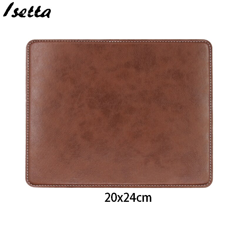 Anti-slip Mouse Pad Leather Gaming Mice Mat Desk 200x240mm Comfortable For Home Office Laptop PC MacBook: B