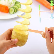 2 stuks Fruit Groente Roll Cutter Groente Coilers Aardappel Radijs Spiral Slicer 1017 #