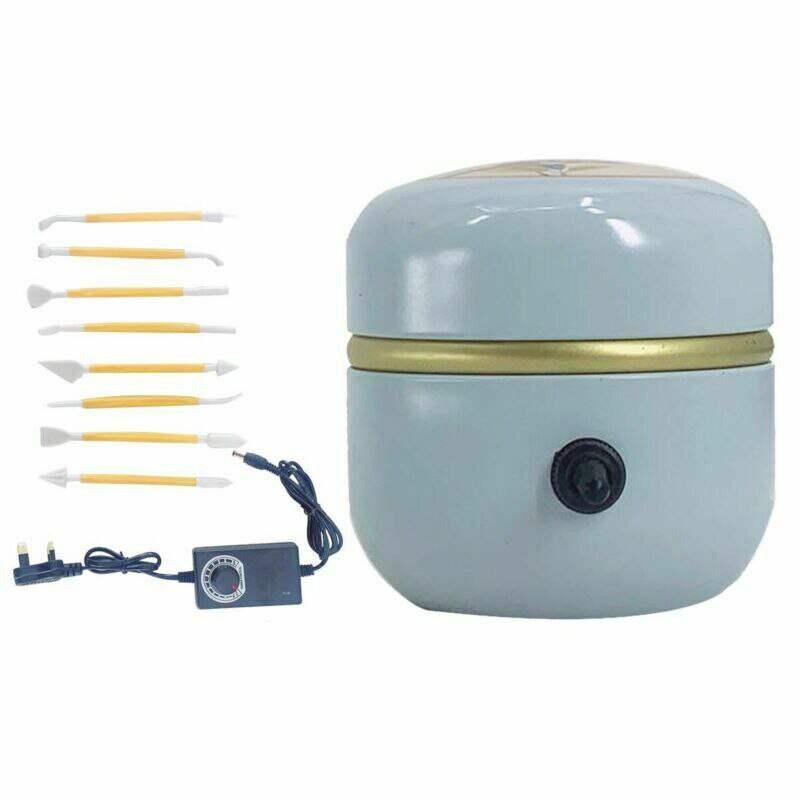 Mini Electric Pottery Wheel Portable Ceramic Machine with 6cm Turntable Clay Sculpting Wheel For DIY Craft Ceramic Pottery Clay