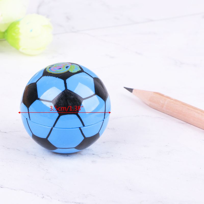 Soccer Ball Pencil Sharpener Football Shape School Supplies Stationary