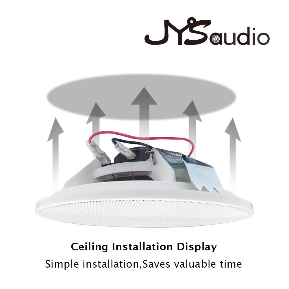 Rammeløs stereohøyttaler smart hjem-innfelte høyttalere rask motstandsfrekvens pro-høyttaler