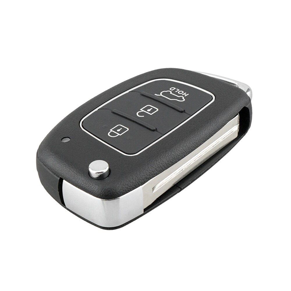 3 Button Flip Folding Car Key Case Shell Cover Remote Fob Replacement For Hyundai I10 I20 I40 IX35 Tucson With Blade