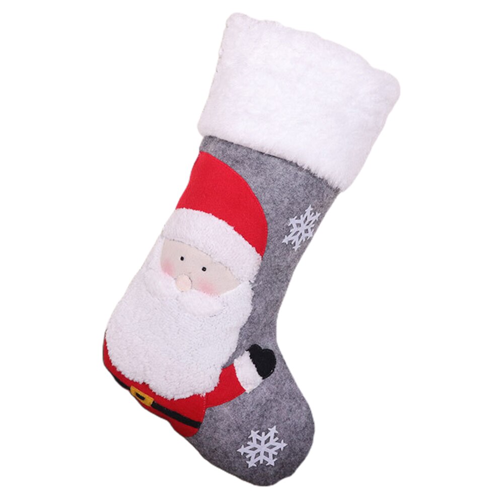 Kerst Ornamenten Grijs Kerstsok Bag Hanger Grote Party Tas Vilt Kerst Zak: A