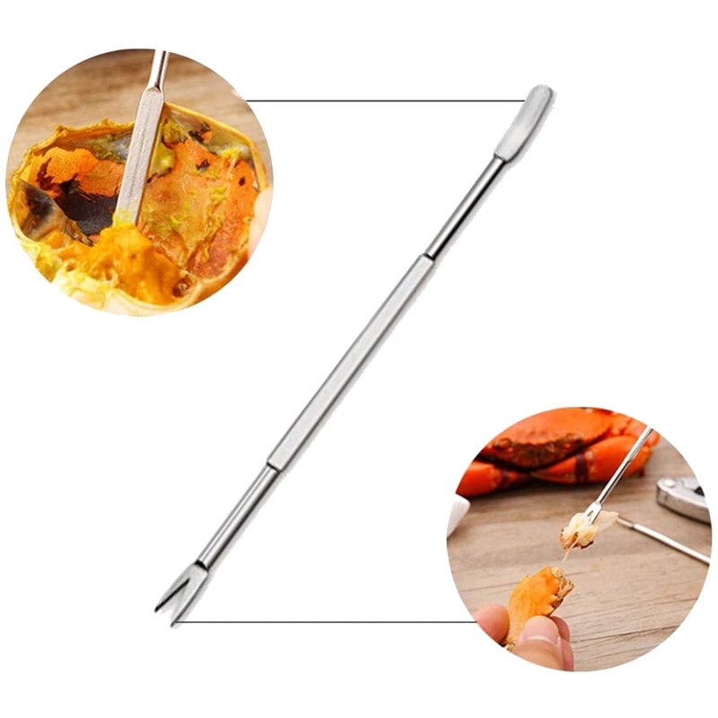 Utensilios para marisco de pata de cangrejo galletas herramientas tuerca Cracker tenedores langosta pierna desgranadora de accesorios de cocina