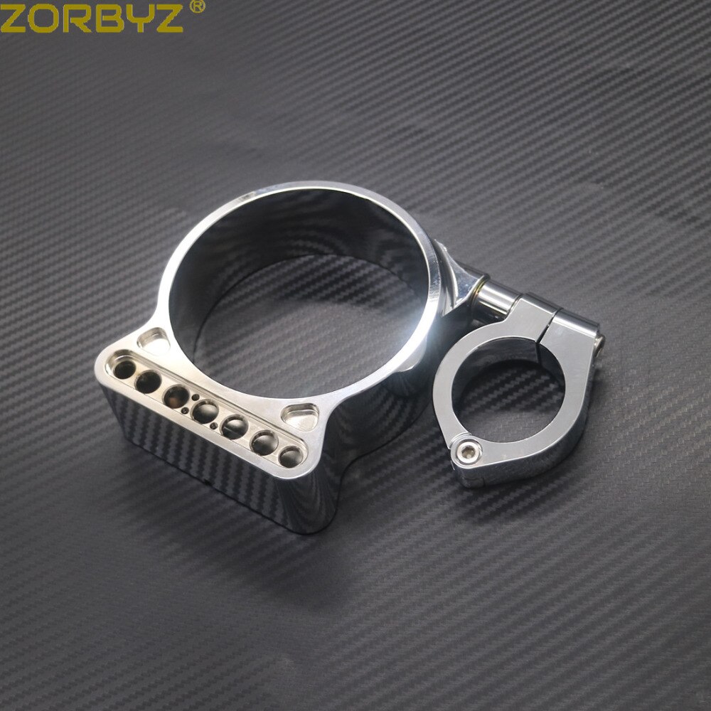 ZORBYZ 39mm/16" Chrome Anodized Side Mount Speedo Relocation Bracket For Harley Sportster XL883 1200