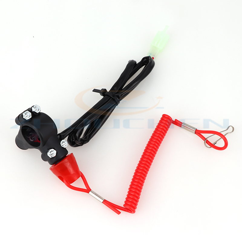 Off Tether Safety Stop Kill Switch Push Button For 2 Stroke Mini Moto Dirt ATV Quad 4 Wheeler Minimoto Pocket Bike: C