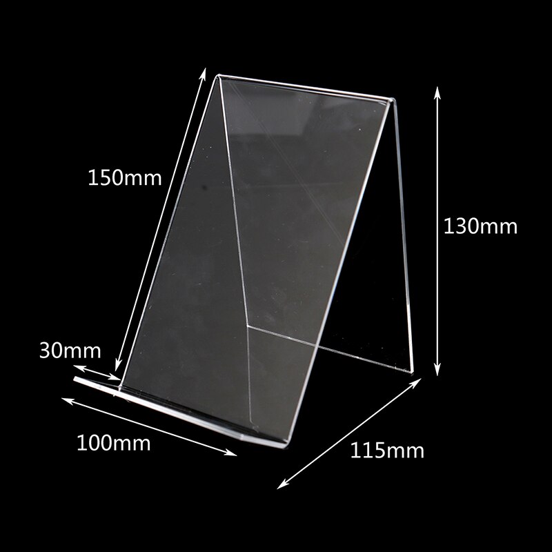 Akryl bogholder display fotoramme brochure kunstværk holder organizer