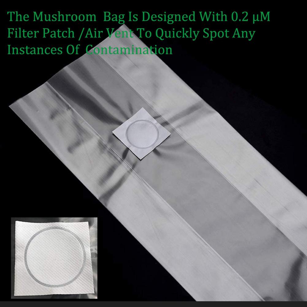 10 Stks/zak Groei Tassen Hittebestendig Food Grade Plastic Ademend Plantaardige Container Voor Paddestoel