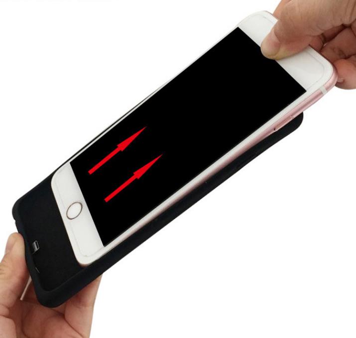 Batterijhoesje voor iphone 6 s 6s 7 8 plus powerbank oplaadhoesje voor iphone 6 plus 7 plus 8 plus batterijladerhoesje