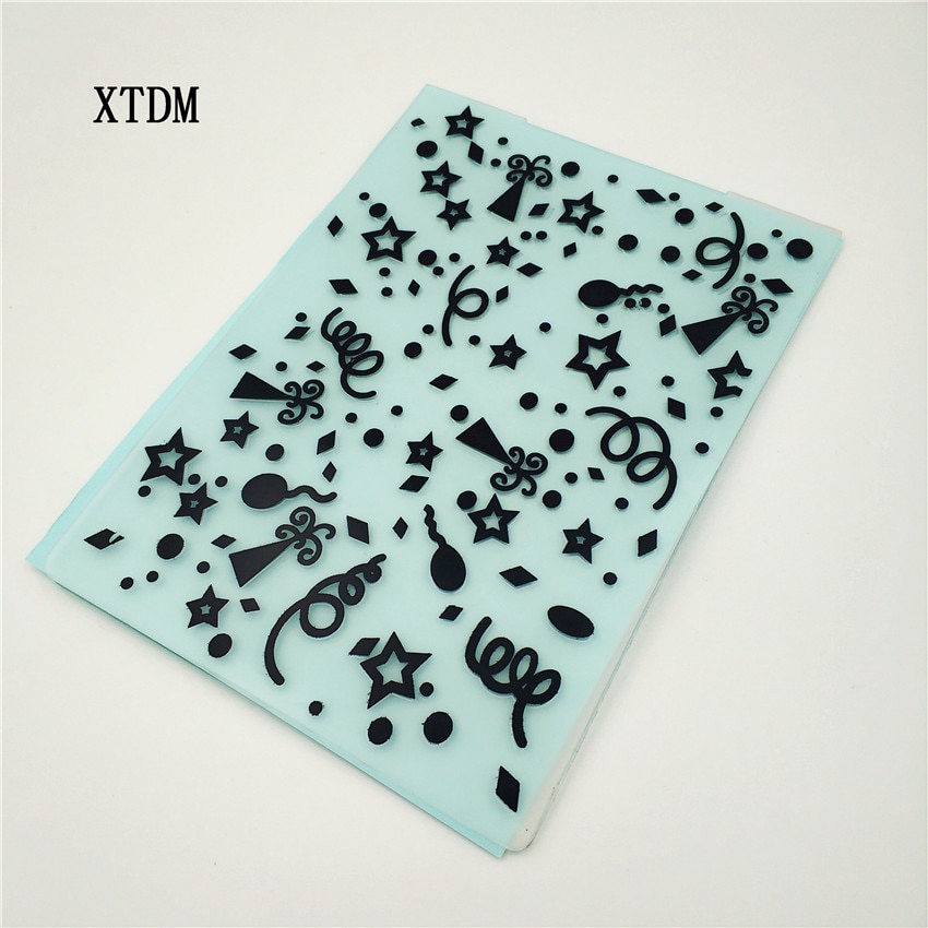 plastic party template craft card making paper card album wedding decoration scrapbooking Embossing folders