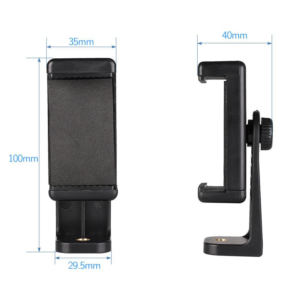 Adaptateur de Trépied De Téléphone Portable Clip Support Vertical Trépied Caméra Attache De Bureau Pour Smartphone Perche À Selfies