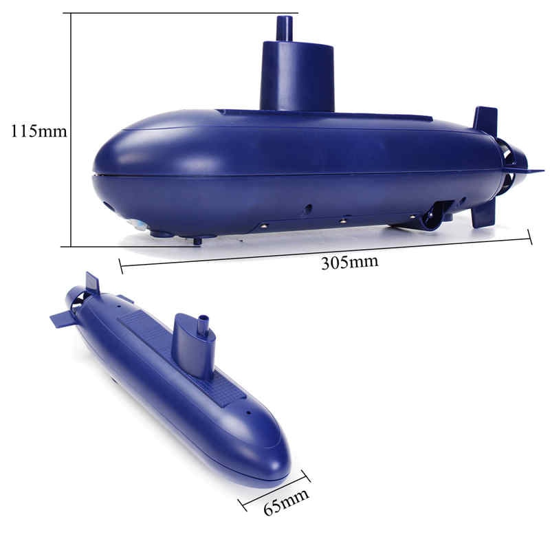 RC Mini Submarine 6 Channels Remote Control Under Water Ship Boat Model Kids Learning Toys