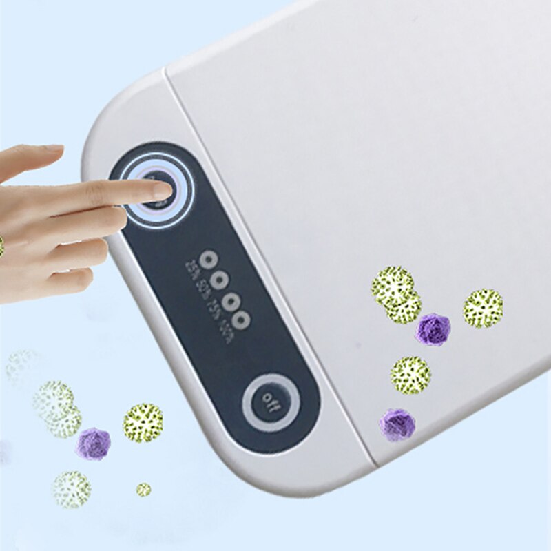 Portable Ultrasonic cleaner UV Sterilizer Box UVC Light Lamp With Wireless Charging for Watch Phone Aromatherapy Esterilizador
