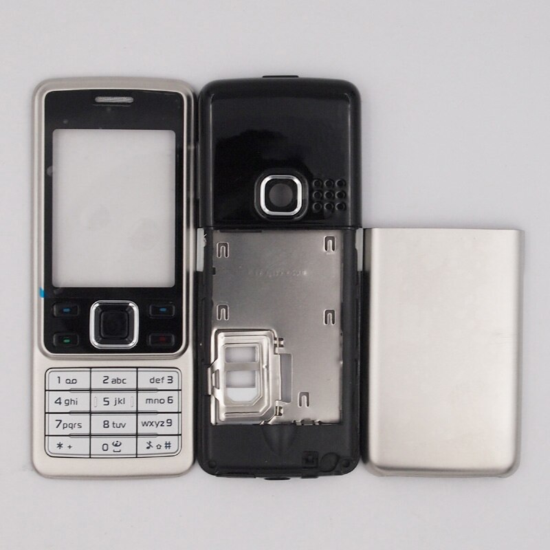 BaanSam Novo Caso de Habitação Para Nokia 6300 Com Teclado Inglês