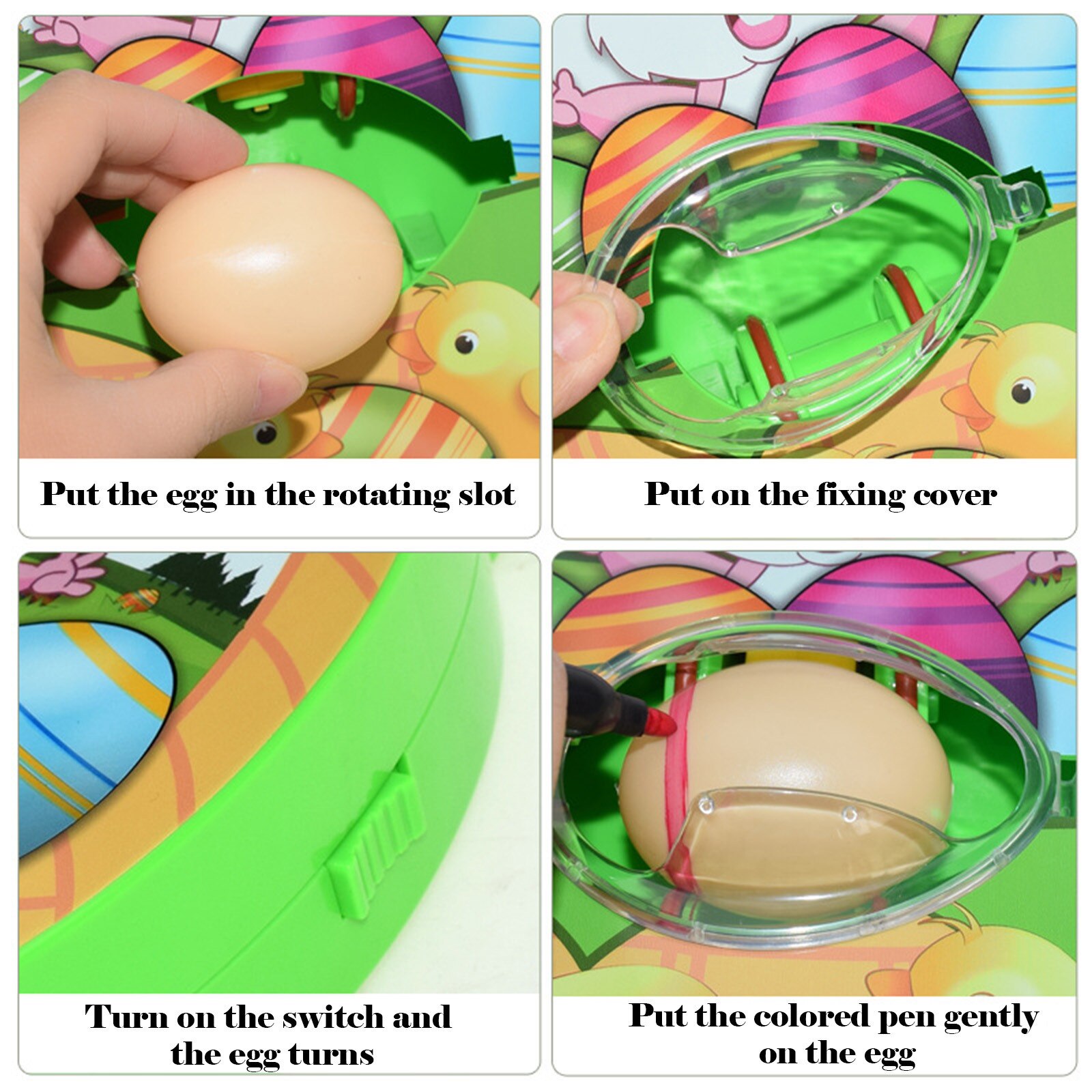 Diy Schilderij Kleurrijke Konijn Eieren Speelgoed Kinderen Pasen Eieren Educatief Speelgoed Reliever Board Controller Educatief Speelgoed