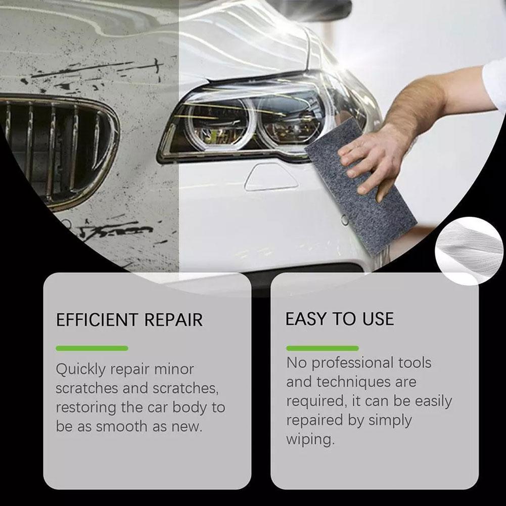 6 stk. nano-glitterklut magisk ripefjerner for biler bilpolish rengjøring nano-glitterklut for biler billakk dype riper