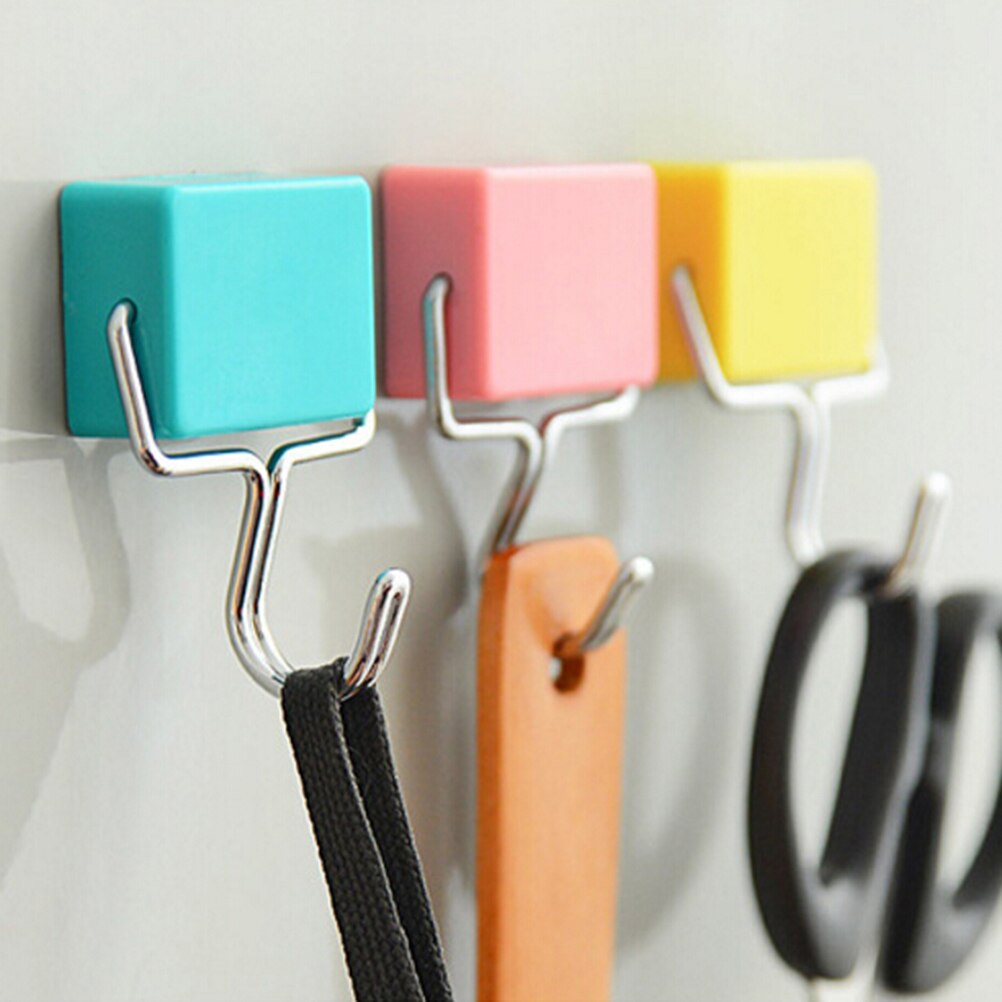 1PC Super Suction Magnetic Hooks To Hang Free Microwave Refrigerator Trace Nail Wall storage hook