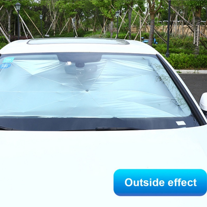 Auto Voorruit Paraplu Zonnescherm Ultraviolet En Hoge Temperatuur Zonnescherm Protector Opvouwbare Reflecterende Paraplu