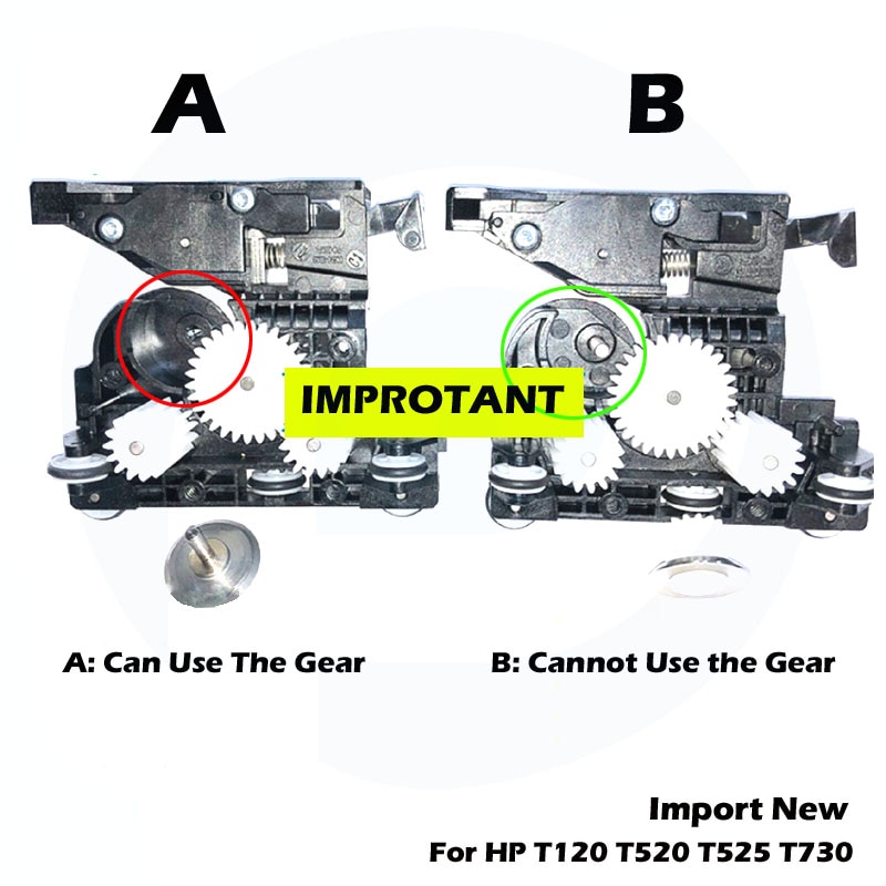 Original CQ890-67091 T120 T520 Copper Gear For HP Cutter Assembly Designjet T120 T520 T525 T730 T830
