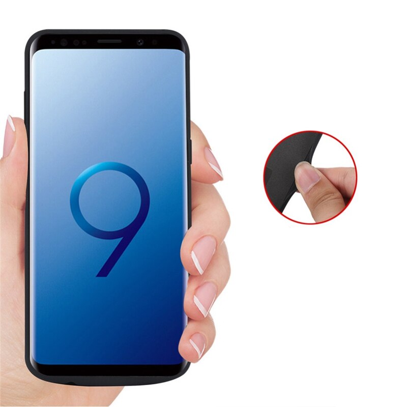 5000 Mah 6000 Mah Oplaadbare Batterij Lader Case Voor Samsung Galaxy S9 S9plus Tpu Power Opladen Case Voor Samsung Telefoon case