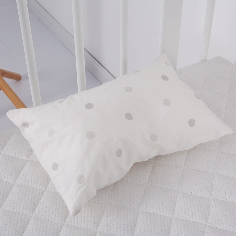 Baby Bumper Bed Protector Peuter Baby Wieg Bed Bumper 4 Stuks Baby Bedding Sets Inclusief Hoeslaken Kussen Quilt Bumper: white pillow