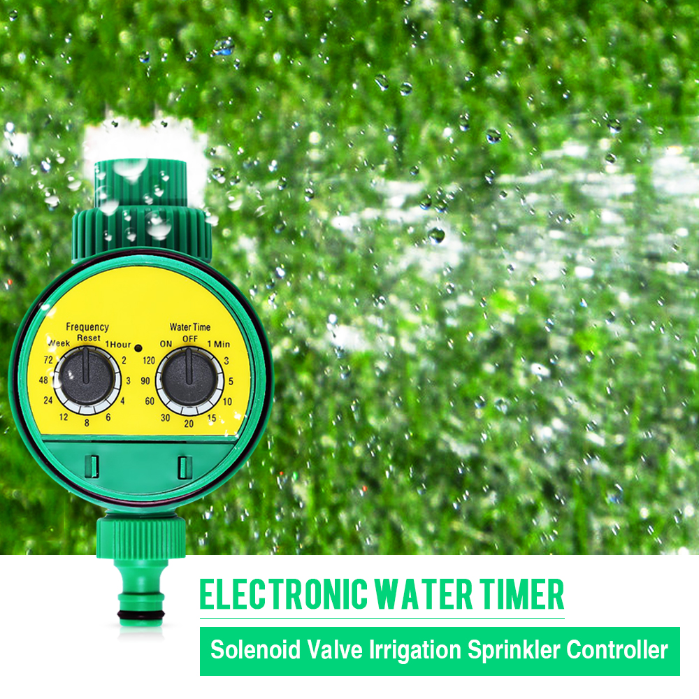 Elektronisk vandtimer havemagnetventil vandingstimer sprinklerstyring til elektronisk sprinklersystem