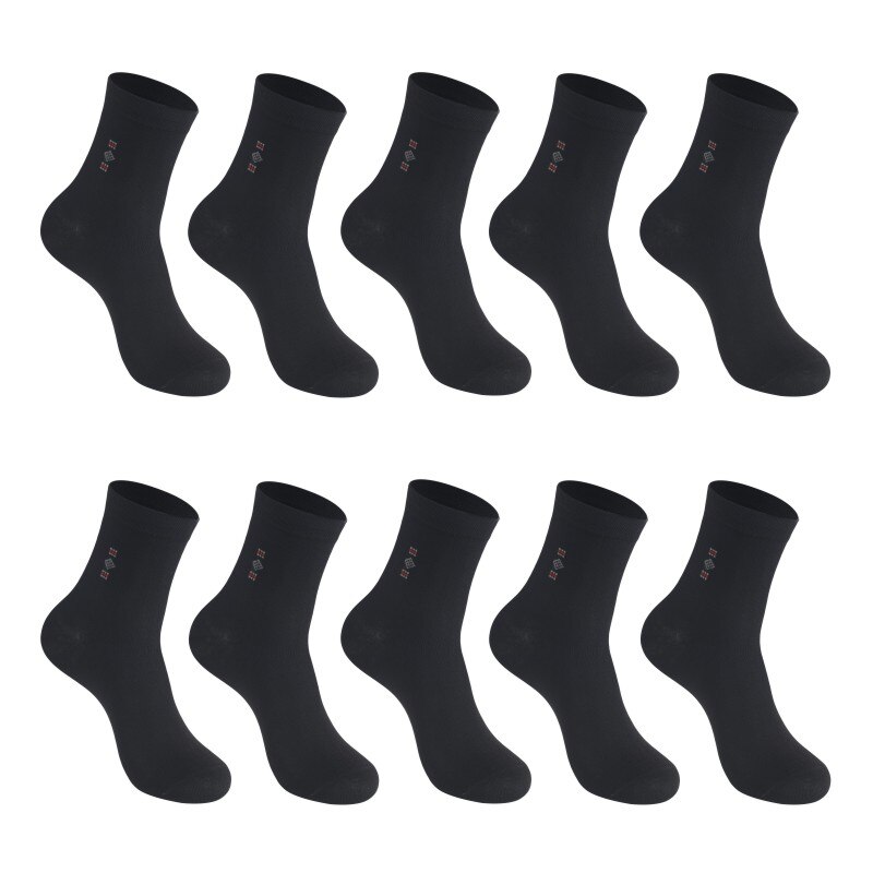 Chaussettes géométriques pour hommes, petites entreprises, pour travail OL, , offre spéciale, en coton, de bonne , 10 pièces =(5 paires), , décontracté: Z-black