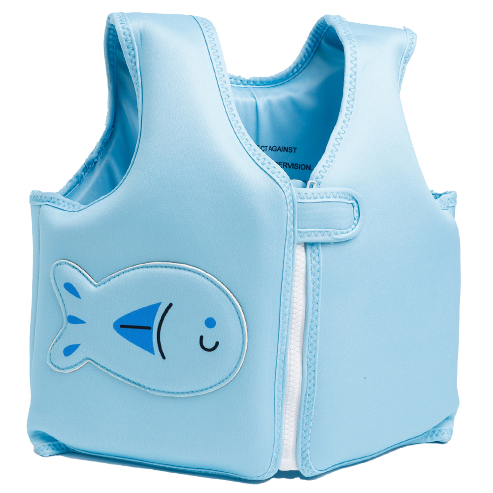 Kids Life Jackets Baby Swimsuit Children Life Vest Inflatable Swim Vest Swimming Aid Buoyancy Clothing Swimming Pool Accessories: light green