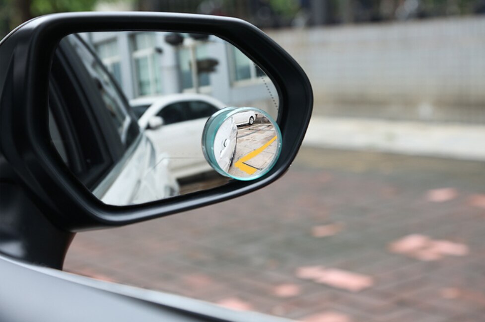 Car auxiliary rearview mirror reversing mirror car blind spot auxiliary mirror large wide angle super large field of view mirror
