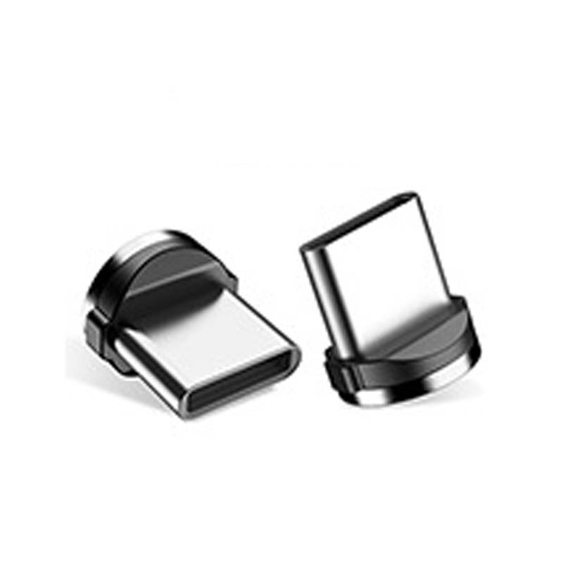 Baseus-cargador magnético para teléfono móvil, interfaz de dos imanes, usb tipo c, micro usb, accesorio de carga