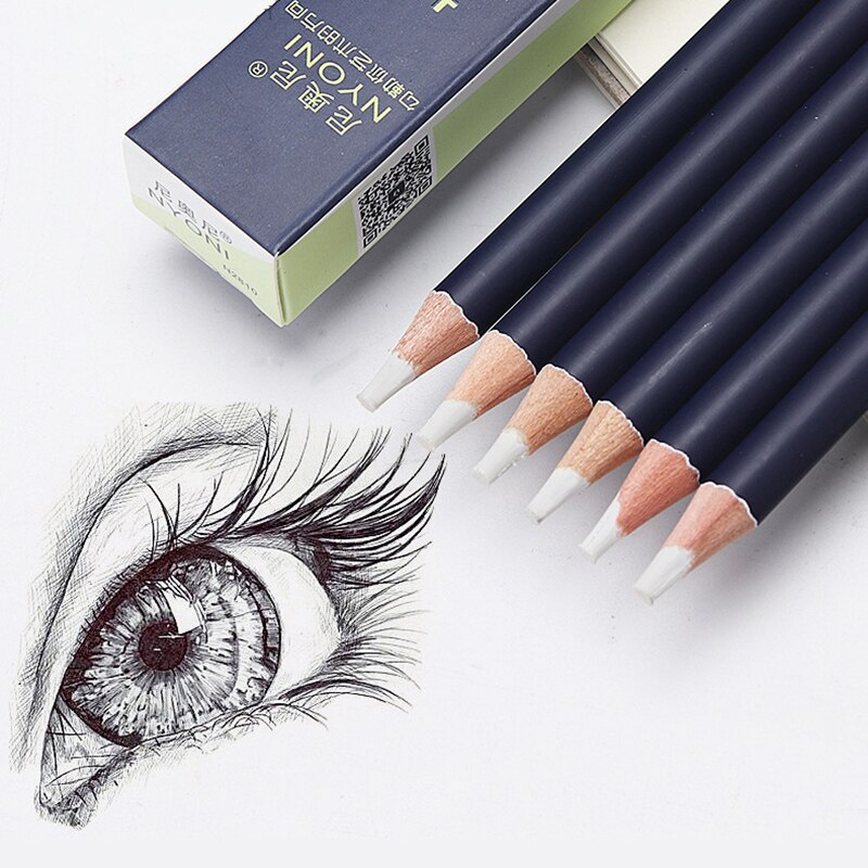 6 teile/satz Gummi PenPencil Radiergummi für Malerei Zeichnung Manga Hohe Präzision Stift bilden Radiergummis Schule Schreibwaren Kunst Versorgung