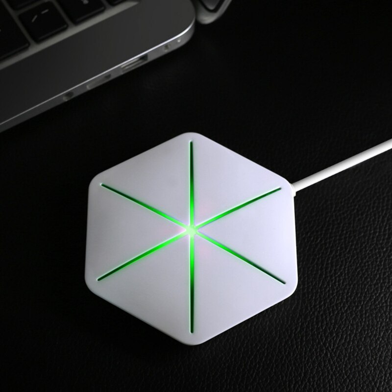 EIS COOREL U8 USB Hub 6 Häfen USB 2,0 Hub mit OTG Funktion Kabel Splitter Hub 0,7 M für Multi-gerät Schreibtisch Laptop Weiß