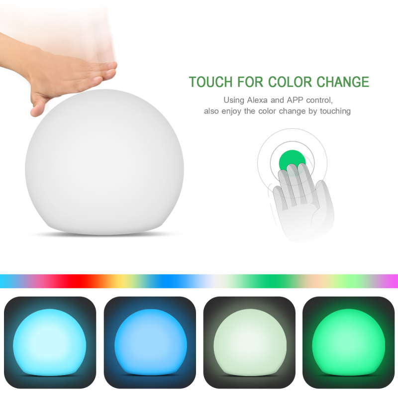 Tuya Smart Atmosphere Light Wifi Ambient Lamp Touch Sensor Timer APP Control Work With Alexa Echo Google Assistant Smart Life