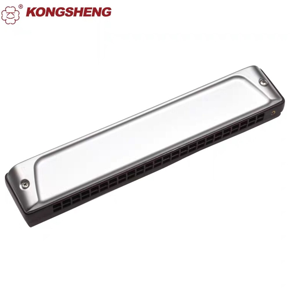 KONGSHENG Tremolo Harmonica Key Of C 24 Holes Harp Phosphor Bronze Reeds ABS Comb Musical Instruments Series 2420